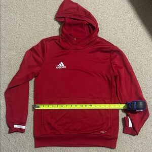 Adidas boys Bold Red Hoodie
